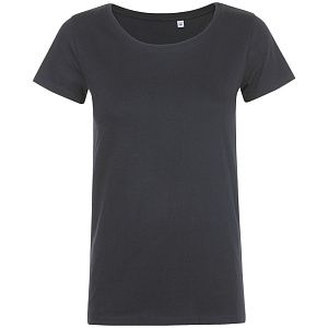 Футболка женская Mia, черная под нанесение