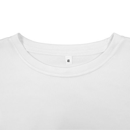 Футболка унисекс для сублимации Paint Tee, белая, размер S под нанесение