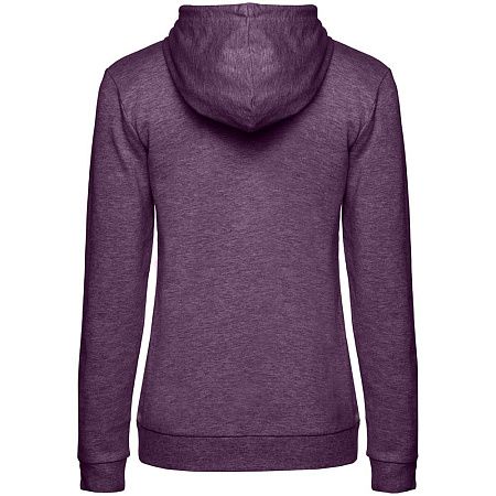 Толстовка с капюшоном женская Hoodie, фиолетовый меланж, размер M