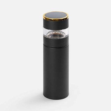 Смарт-бутылка с инфьюзером Thermory, черная