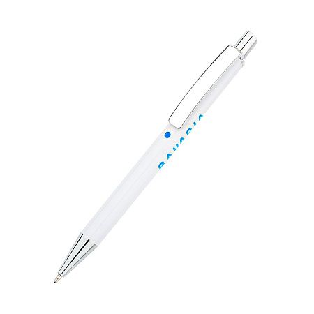 Ручка металлическая Bright, синяя