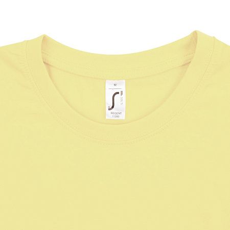 Футболка унисекс Regent 150, светло-желтая, размер XS