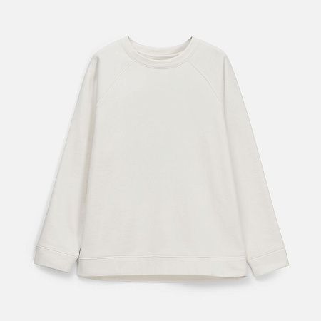 Свитшот унисекс S1, молочно-белый, размер M/L