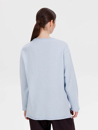 Лонгслив унисекс Siluetti Fuori, светло-голубой, размер L/XL