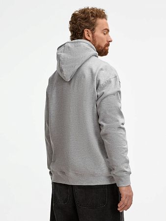 Худи унисекс Condor, серый меланж, размер S