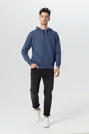 Двусторонняя толстовка Revers, серая с красным, размер XS