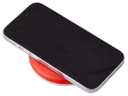 Беспроводное зарядное устройство «Disc» со встроенным кабелем 2 в 1