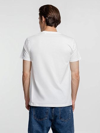 Футболка унисекс T-Bolka 160, белая (теплый оттенок), размер XS