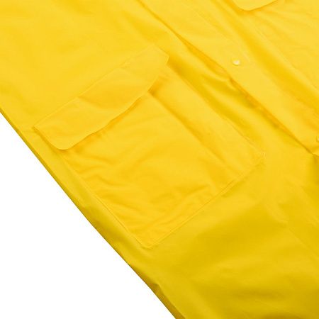 Дождевик детский RainDrop Kids, желтый, размер 8 лет (118-128 см)