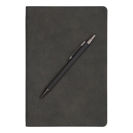 Ручка шариковая Gray stone Requis, черная