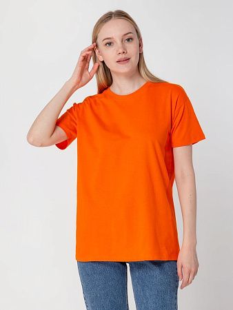 Футболка унисекс Regent 150, оранжевая, размер 3XL