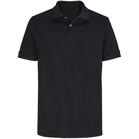 Рубашка поло унисекс Pacific, черная, размер 4XL