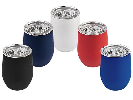 Термокружка (кофер) STEP SOFT 370мл Синяя 6300.01