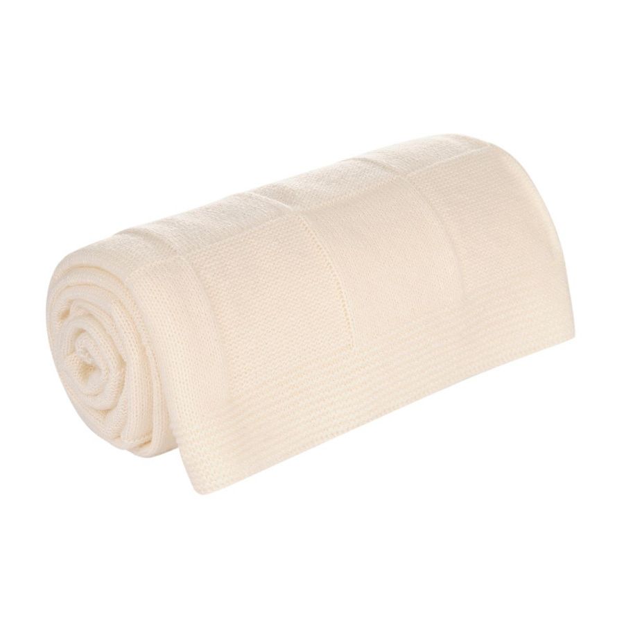 Плед Male вязаный, 160*90 см, бежевый (без  подарочной коробки)