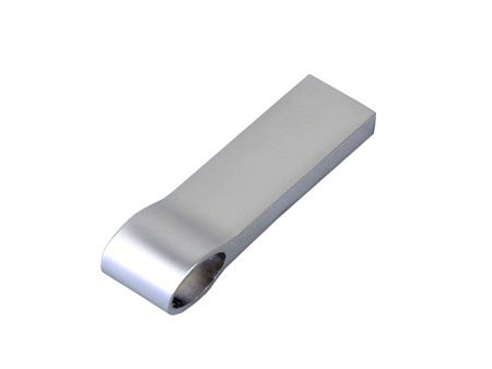 USB 2.0-флешка на 64 Гб с мини чипом и боковым отверстием для цепочки