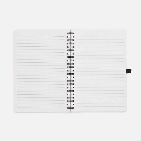 Блокнот на пружине Stone Line, белый