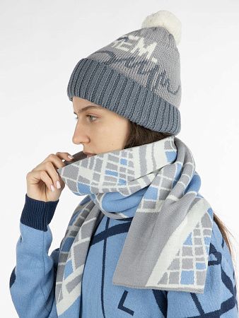 Шарф на заказ Tricksy Classic Net, L, полушерсть