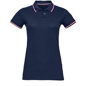 Рубашка поло женская Prestige Women, темно-синяя под нанесение