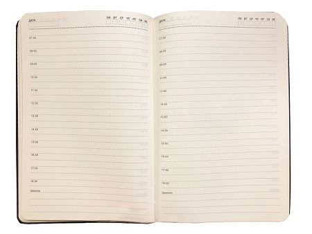 Ежедневник Smart Geneva Nuba А5, черный, недатированный, в твердой обложке с поролоном