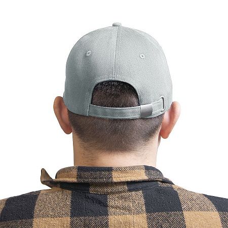 Кепка 6-панельная Greenwich 350, c серым сендвичем, серая