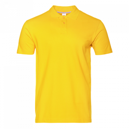 Рубашка поло унисекс STAN хлопок 185, 04U, Жёлтый,  (12/1)  (56/XXXL)