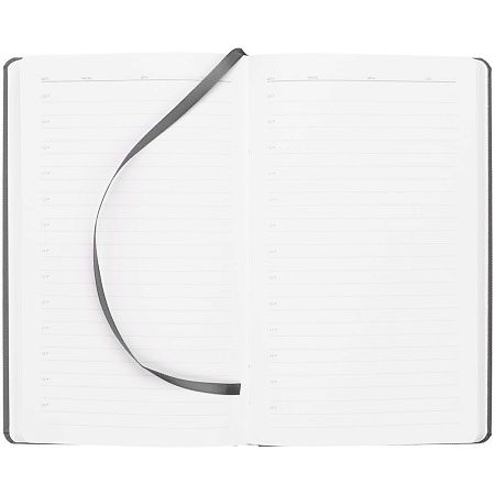 Ежедневник Grade, недатированный, серый