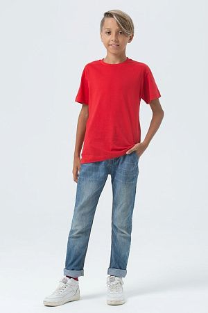 Футболка детская Regent Fit Kids, красная, размер 12 лет (142-152 см)