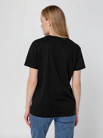 Футболка унисекс T-Bolka 160, черная, размер XXL