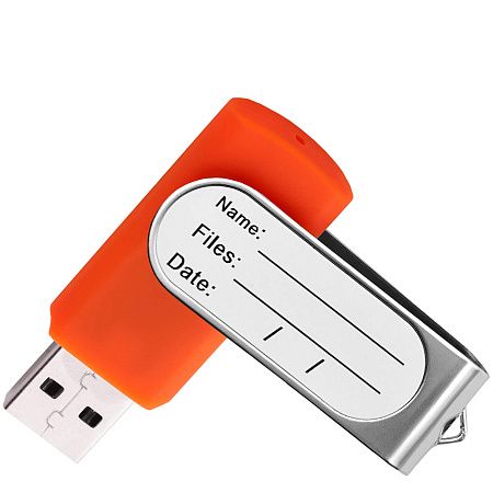 Флешка TWIST STICKER Оранжевая 4110.05.64ГБ