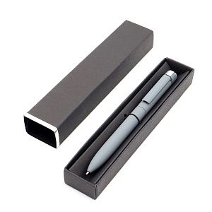 Ручка Espada в коробке Cradle чёрной с серебристым, серый
