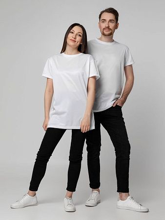 Футболка унисекс для сублимации Paint Tee, белая, размер S