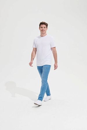 Футболка унисекс Tuner, белая (белоснежная), размер 4XL