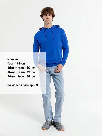 Худи унисекс Westray, синее, размер L