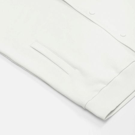 Бомбер унисекс Nuppu, молочно-белый, размер L