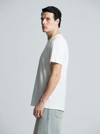 Футболка унисекс T-Bolka 160, белая (белоснежная), размер XS