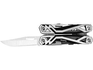 Мультитул Rocktol 21 в 1 с пружинными плоскогубцами, цвет: черный