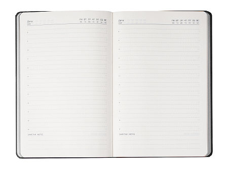 Ежедневник Flexy Happy Line Skyline A5 зеленый, недатированный, в гибкой обложке