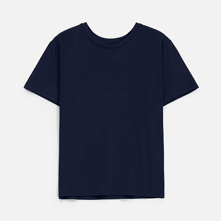 Футболка унисекс Senti, темно-синяя, размер XL