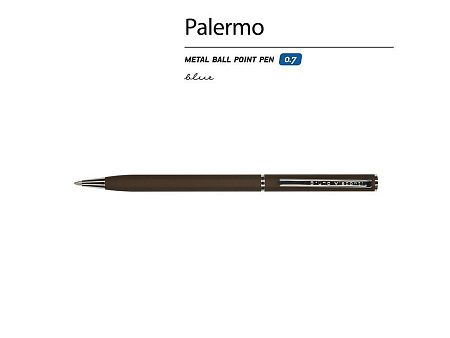 Ручка металлическая шариковая «Palermo», софт-тач