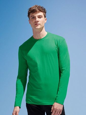 Футболка с длинным рукавом Monarch 150, ярко-зеленая, размер 3XL