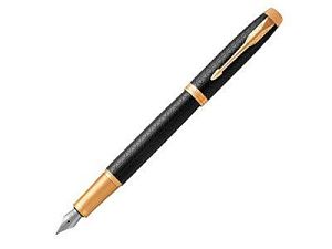 Ручка перьевая Parker IM Premium, F, цвет: черный, золотой
