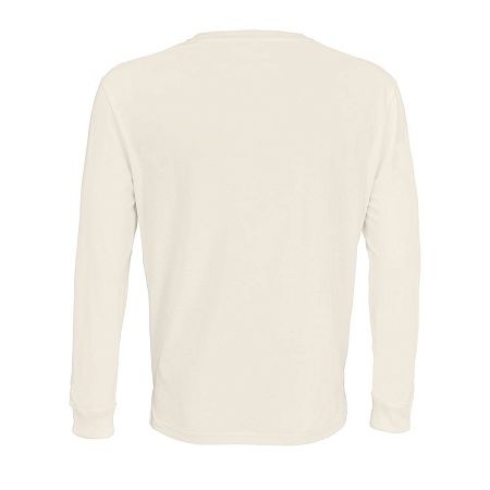 Футболка унисекс с длинным рукавом Pioneer LSL, молочно-белая, размер XS