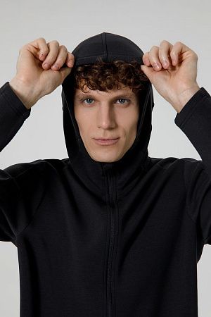 Куртка с капюшоном унисекс Begi, черная, размер XXL