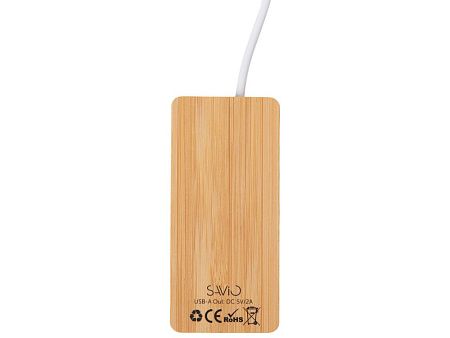 USB хаб с подсветкой лого «Reedia S5», 3*USB, 1*Type C