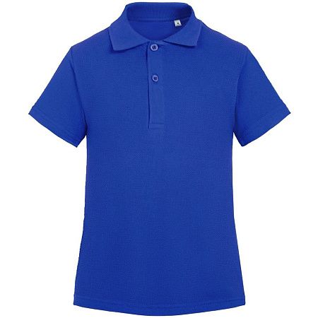 Рубашка поло детская Virma Kids, ярко-синяя, размер 12 лет (142-152 см)