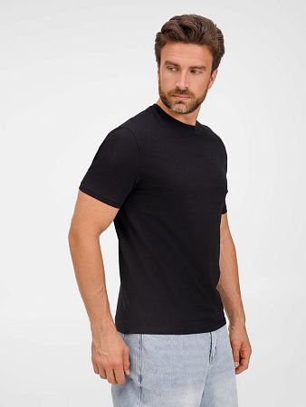 Футболка унисекс T-Bolka 180, черная, размер L