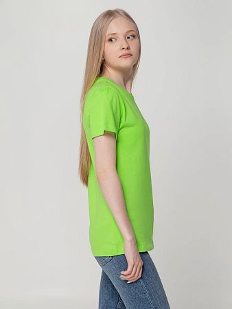 Футболка женская T-bolka Lady, зеленое яблоко, размер M