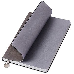 Ежедневник A5 недатированный Impero в мягком переплёте, темно-серый