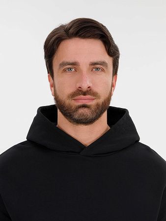 Худи оверсайз унисекс Outshine, черное, размер XL/2XL