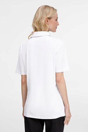 Рубашка поло унисекс Senti, белая, размер 4XL
